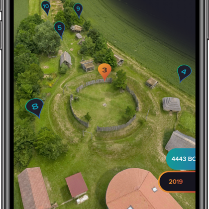 Texty k aplikaci Visit more (Archeopark Všestary)