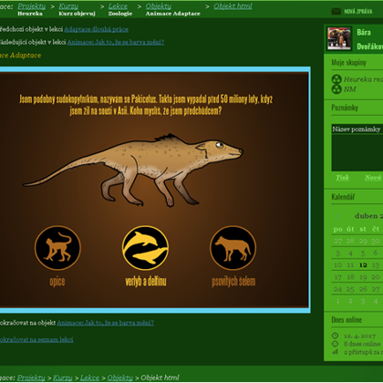 Online výukové hry pro Národní muzeum ČR